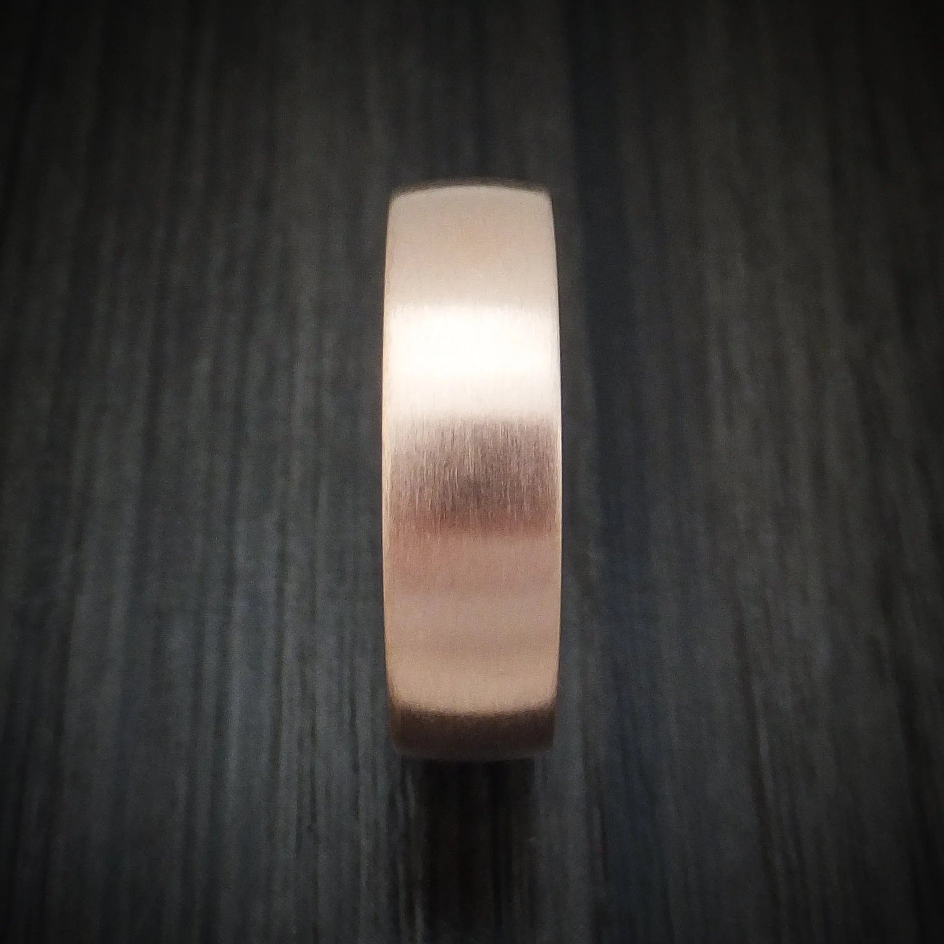 14K Rose Gold and Tantalum Men's Ring