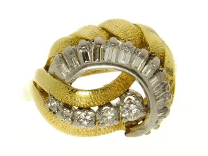 18kt Gold & Platinum Diamond Ring