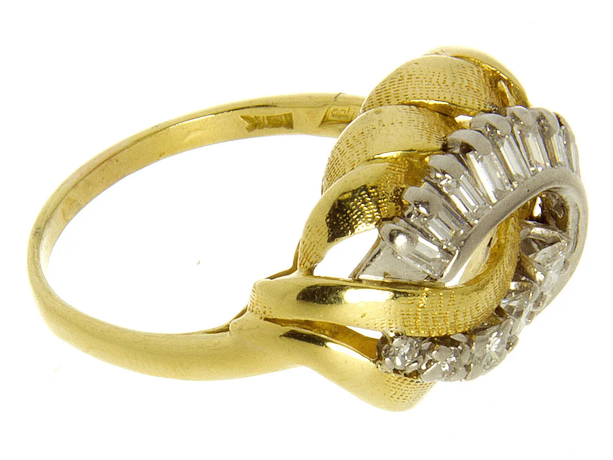 18kt Gold & Platinum Diamond Ring