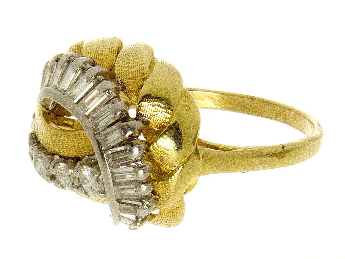 18kt Gold & Platinum Diamond Ring