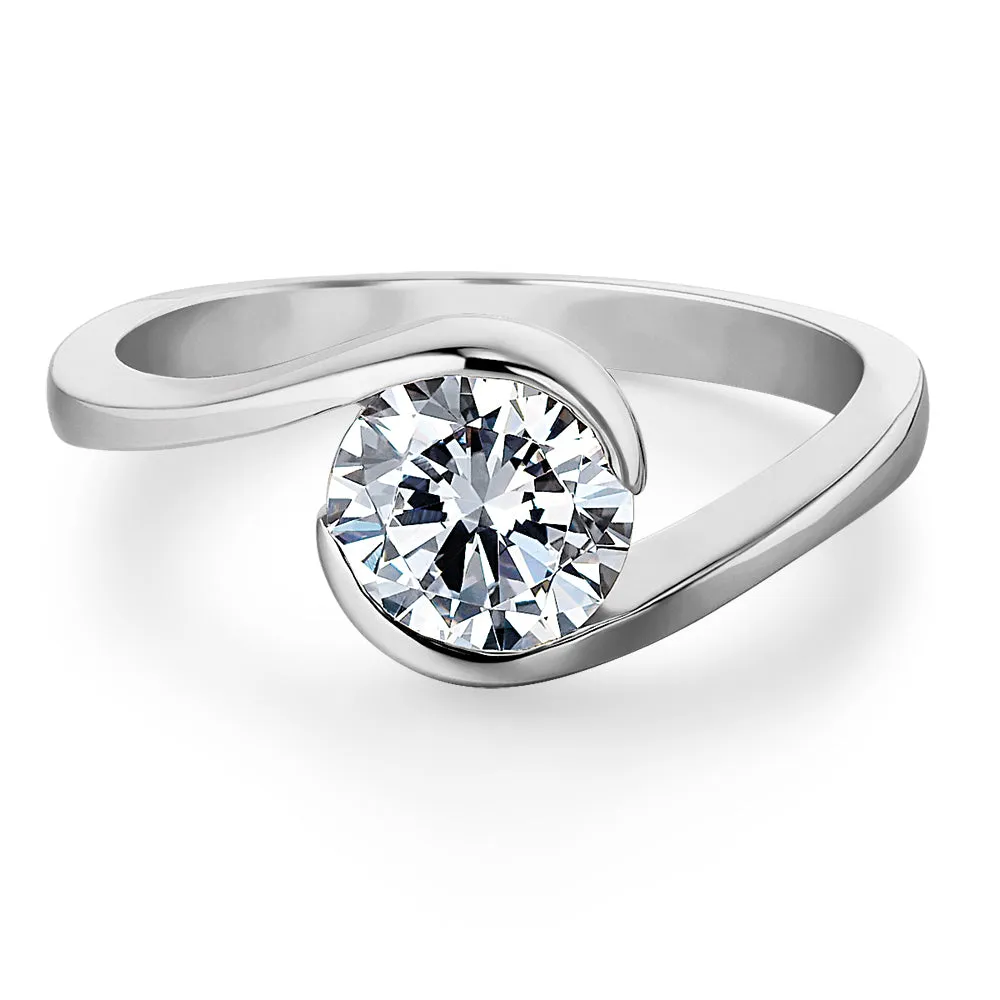 2 ct. Modern Solitaire Ring