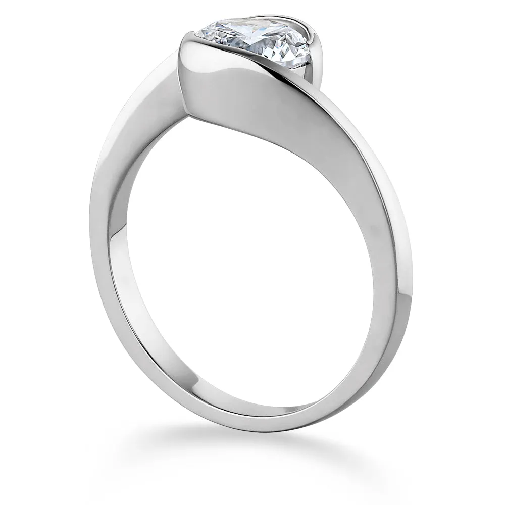 2 ct. Modern Solitaire Ring