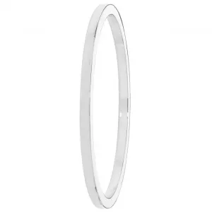 Acotis Silver Bangle Round Plain G4324