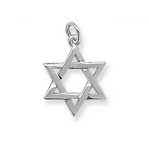 Acotis Silver Pendant Star Of David G6473