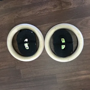 AgileFit Gymnastic Wood Rings