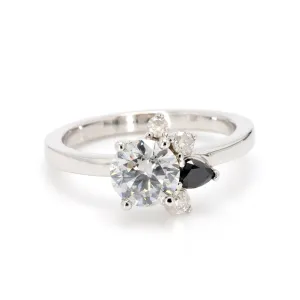 Asymmetrical Engagement Ring