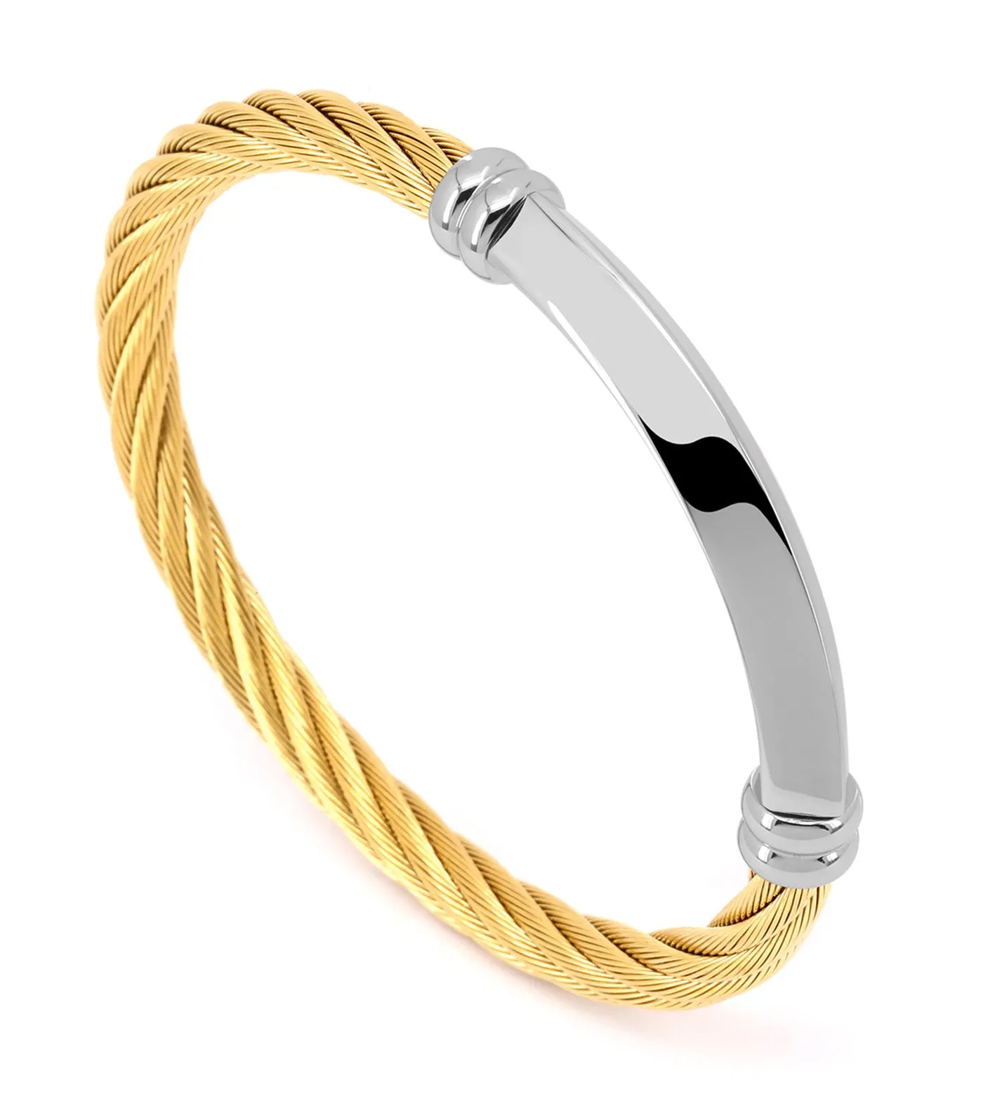 Better Half Bangle Yellow Gold