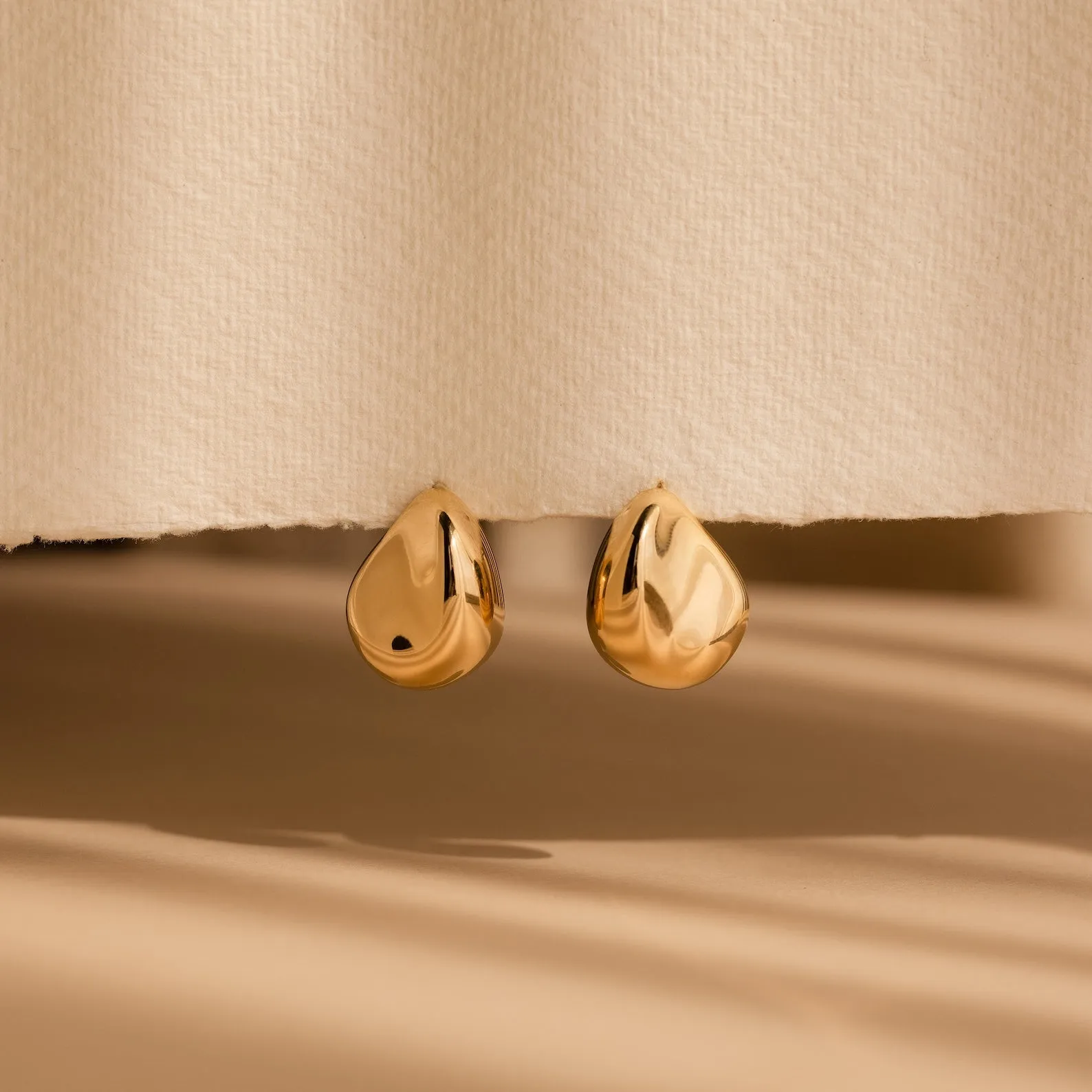 Bold Teardrop Studs