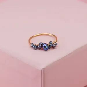 Bubbly Pearl Ring