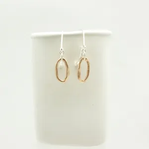 Curve Collection:  Bronze Curve Earrings