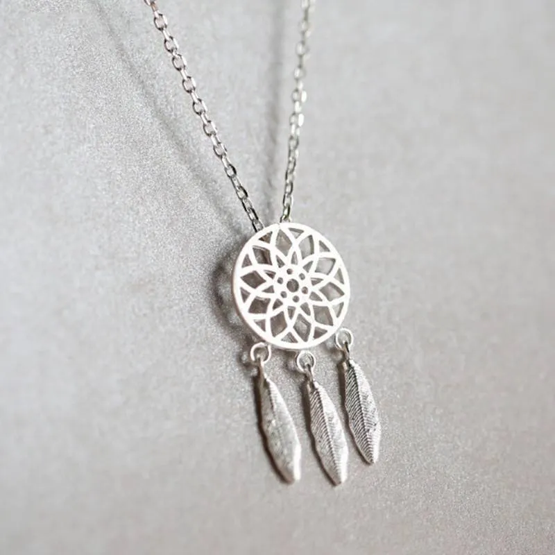 Dainty Dreamcatcher Necklace