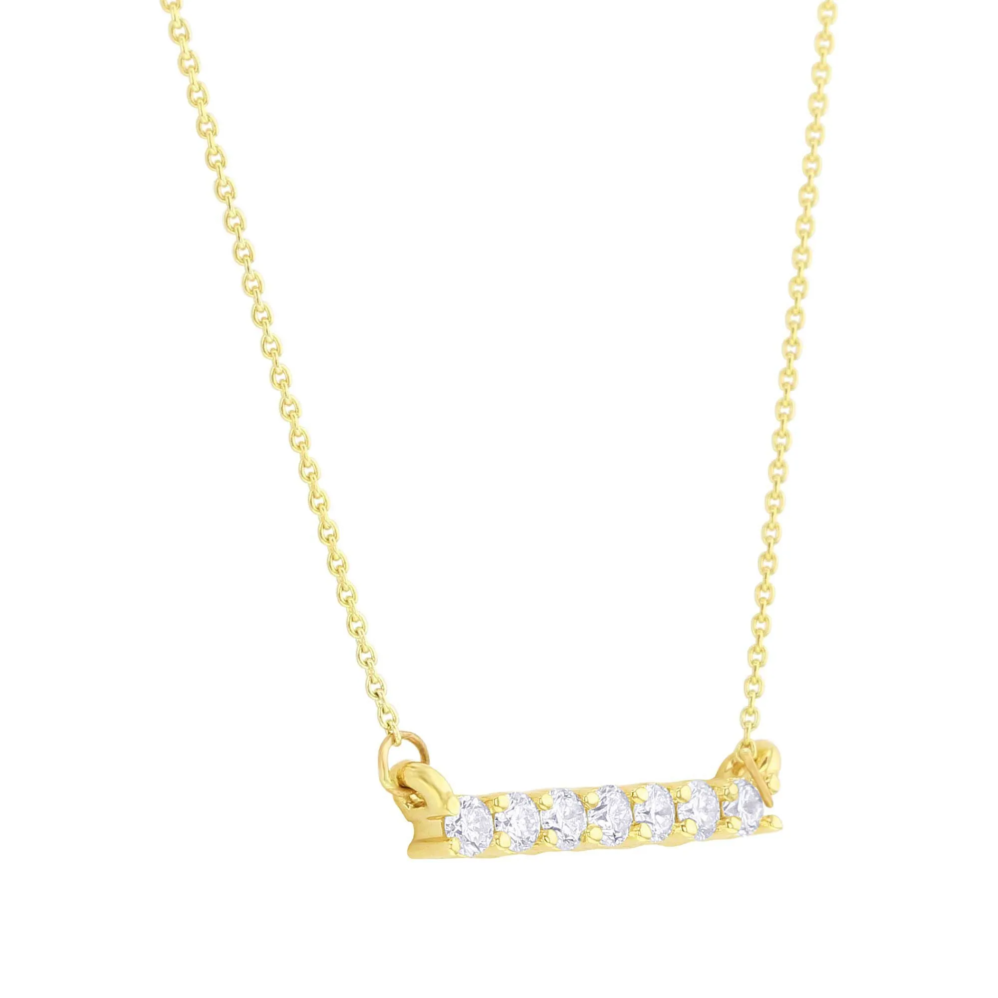 Delilah Diamond Bar Necklace