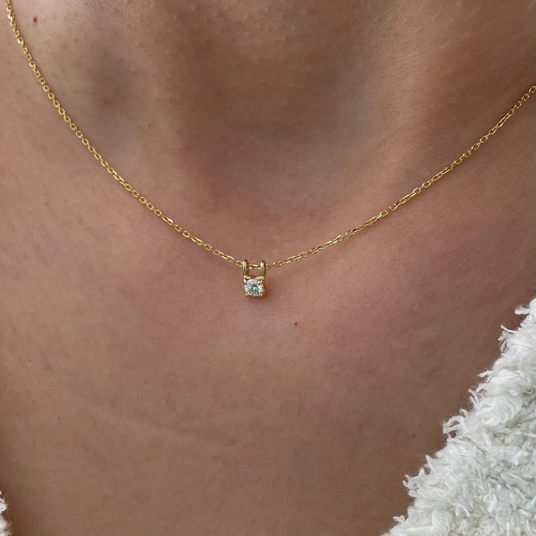 Diamond Petite Era Necklace