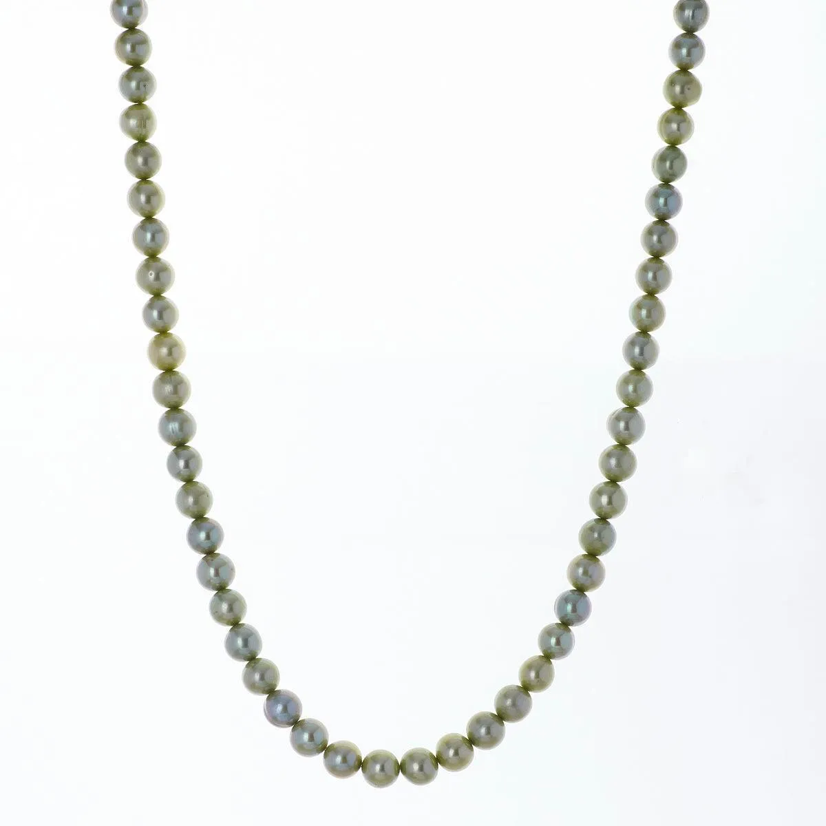 Elegant Green Pearl Necklace