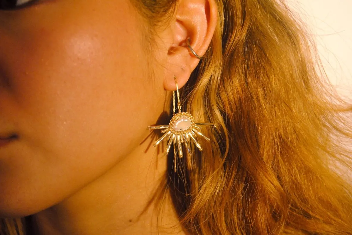 Frnge Cirrus Earrings (Gold or Silver)