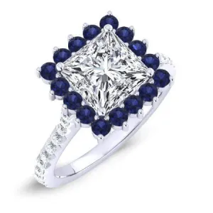 Gazania - Princess Diamond Engagement Ring