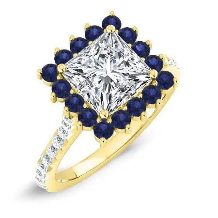 Gazania - Princess Diamond Engagement Ring