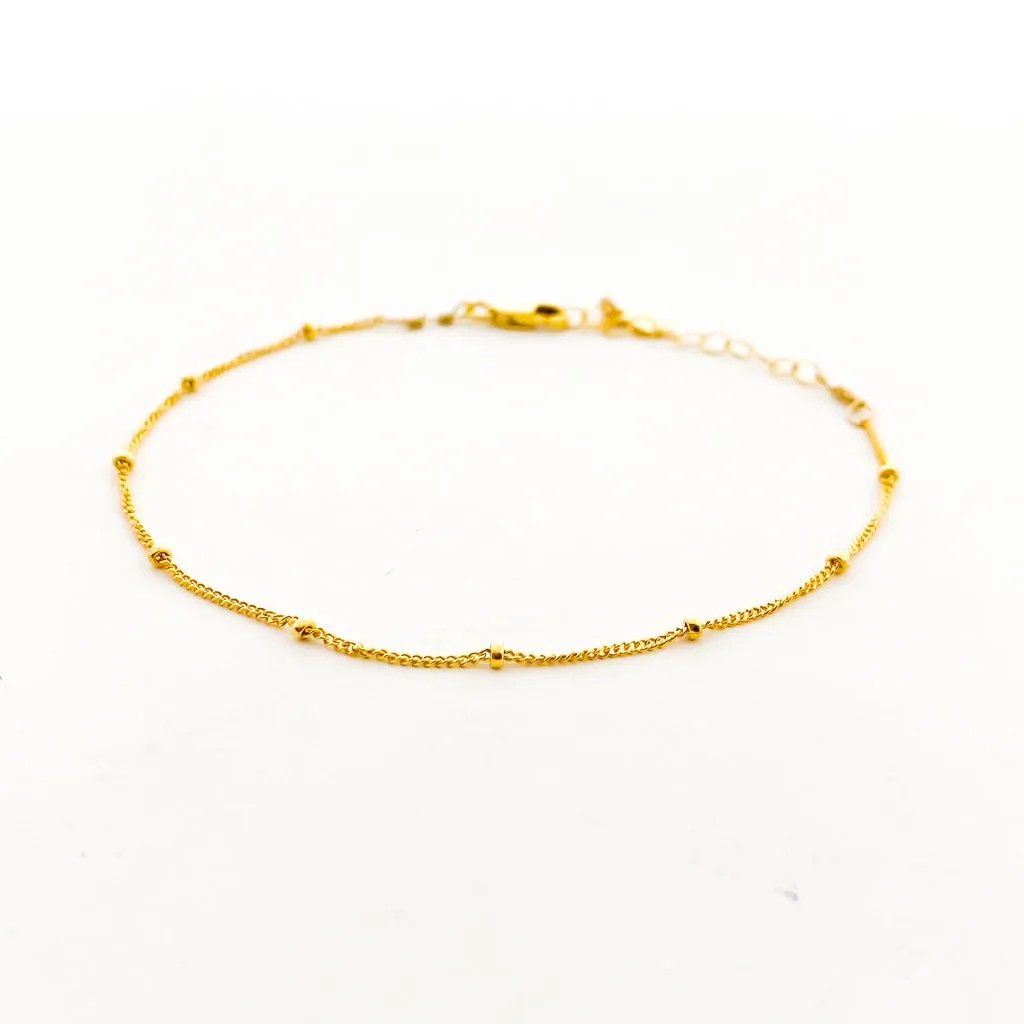 Georgia Satellite Chain Bracelet | Gold