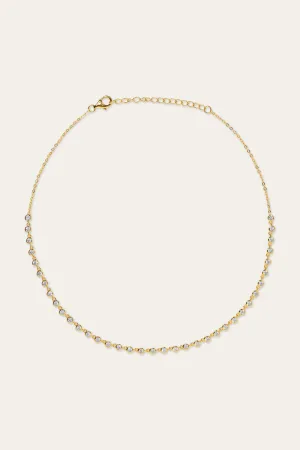 Gigi gold vermeil choker necklace