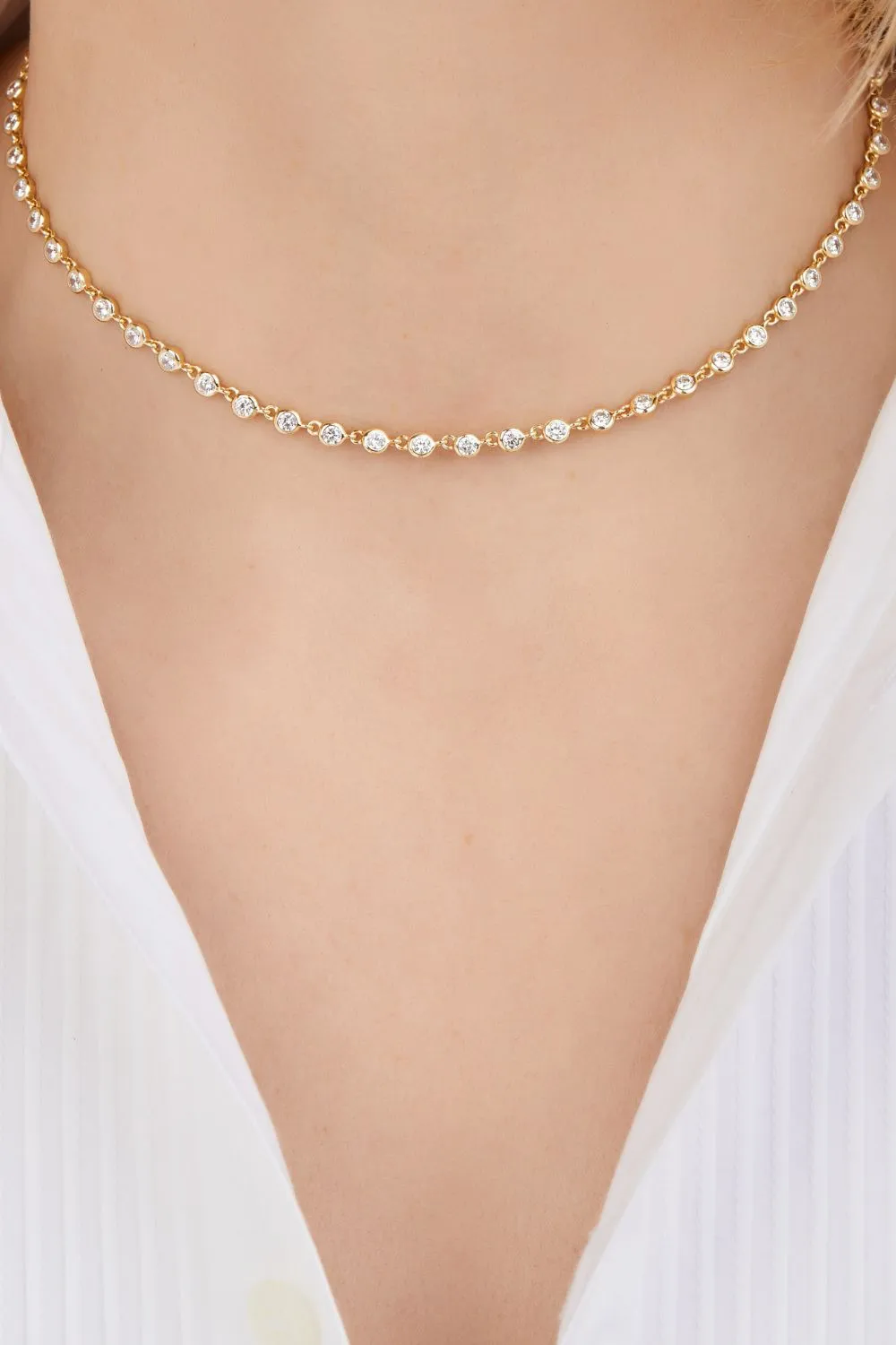 Gigi gold vermeil choker necklace