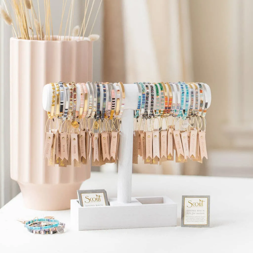 Good Karma Miyuki Bracelet | Pure Magic - Neutral/Gold