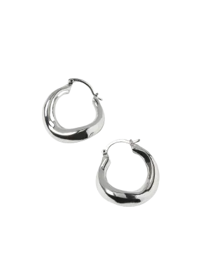 Helga Bold Shape Hoop Earrings