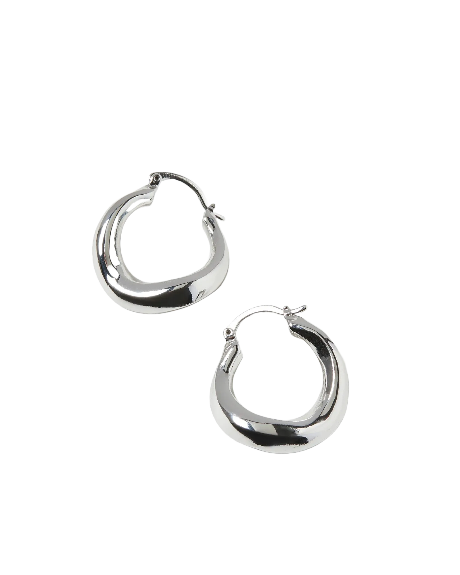 Helga Bold Shape Hoop Earrings