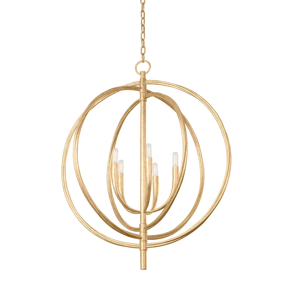 Hudson Valley Lighting Fillea Pendant Light – Vintage Gold Leaf