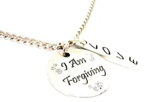 I Am Forgiving Love Stick Necklace