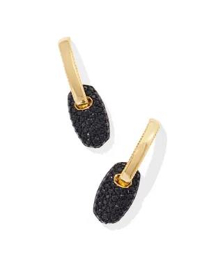 Kendra Scott Bailey Pave Huggie Earrings