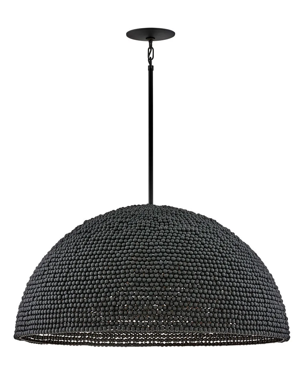 LED Chandelier from the Dalia Collection in Black Finish by Hinkley