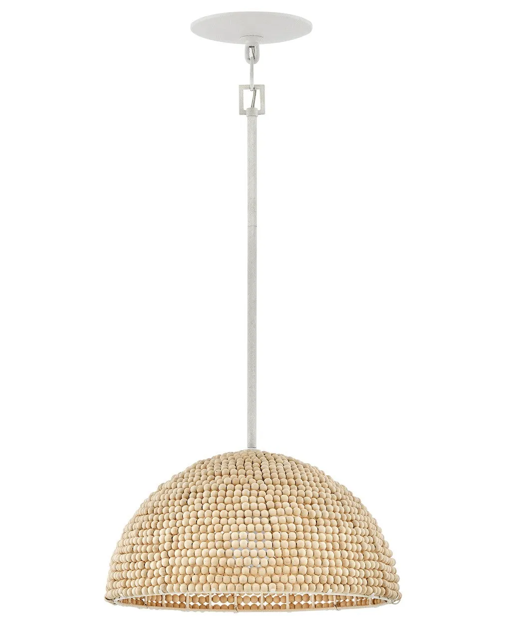 LED Pendant from the Dalia Collection in Textured Plaster Finish by Hinkley