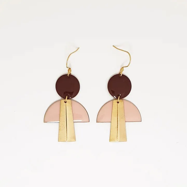 Middle Child: Formation Earrings Coffee Marshmallow