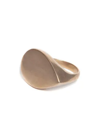 Monogram Teardrop Signet Ring