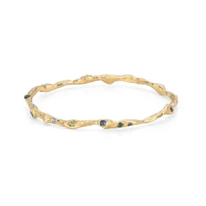 Ocean Craggy Bangle