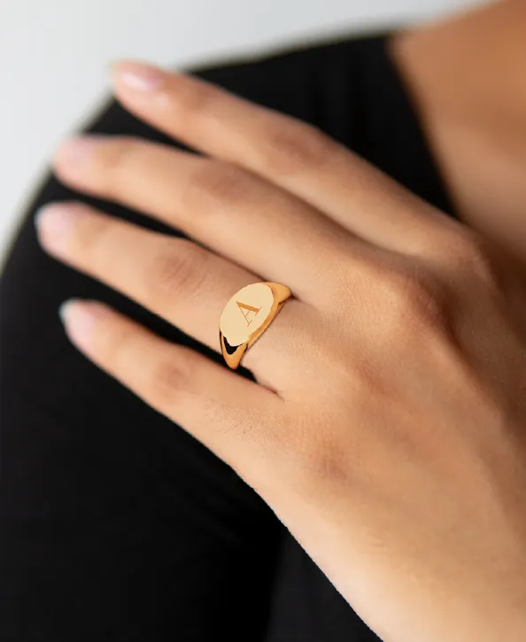 Oval Signet Ring