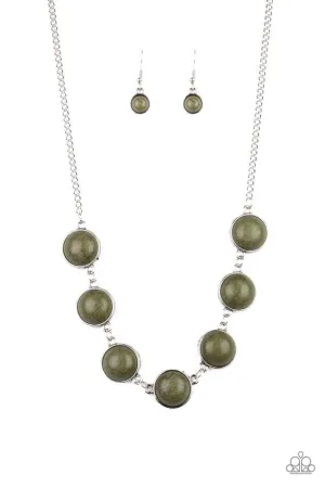 Paparazzi Necklace ~ Adobe Attitude - Green