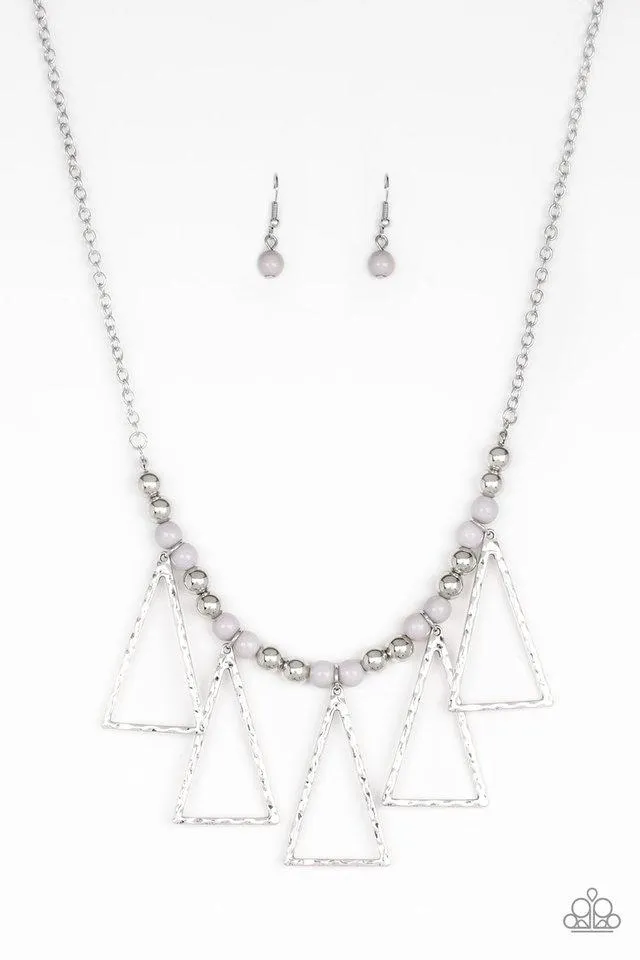 Paparazzi Necklace ~ Terra Nouveau - Silver