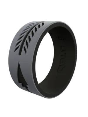 QALO MEN'S ARROW STRATA SILICONE RING