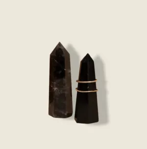 Quartz Crystal Ring Points