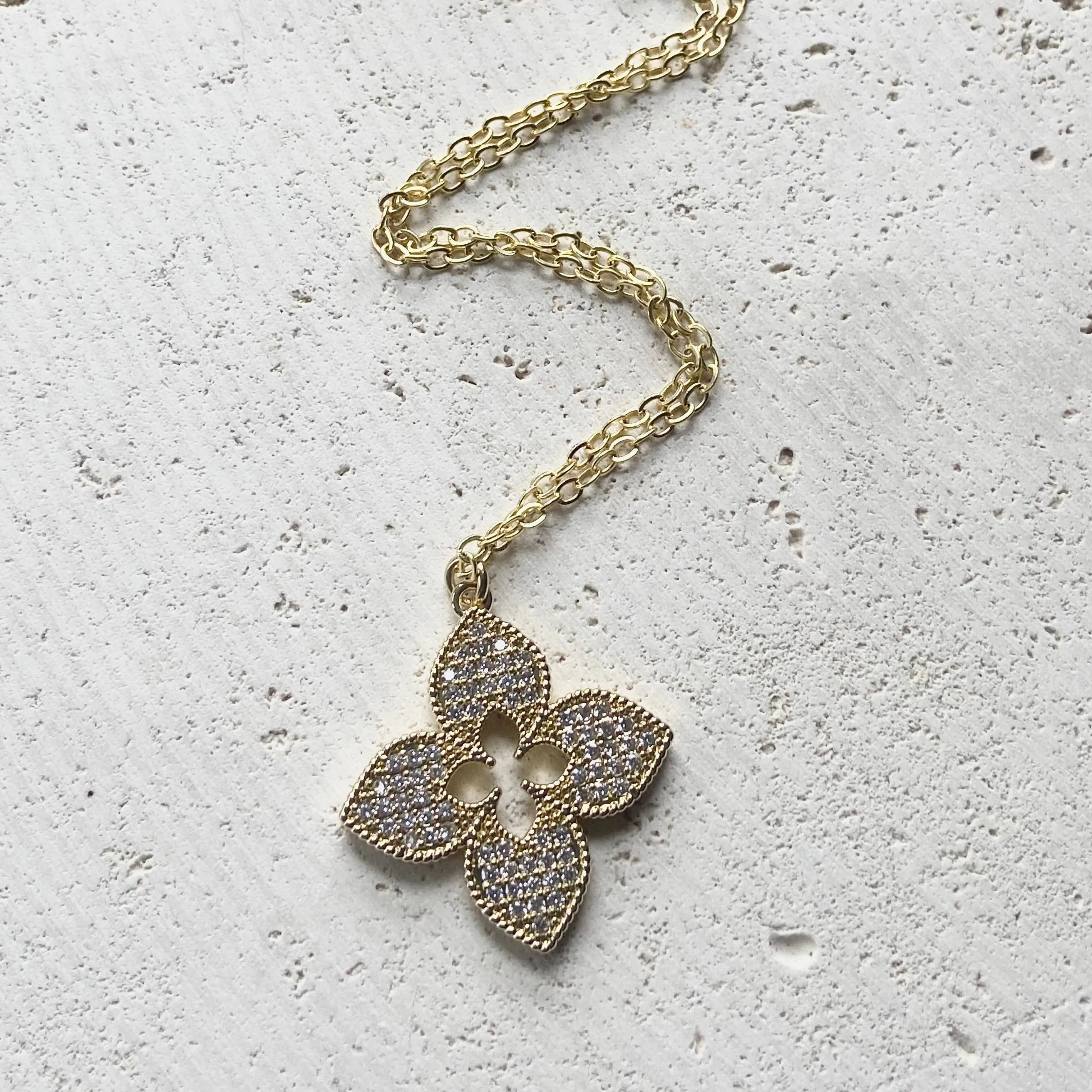 Quatrefoil Clover Necklace