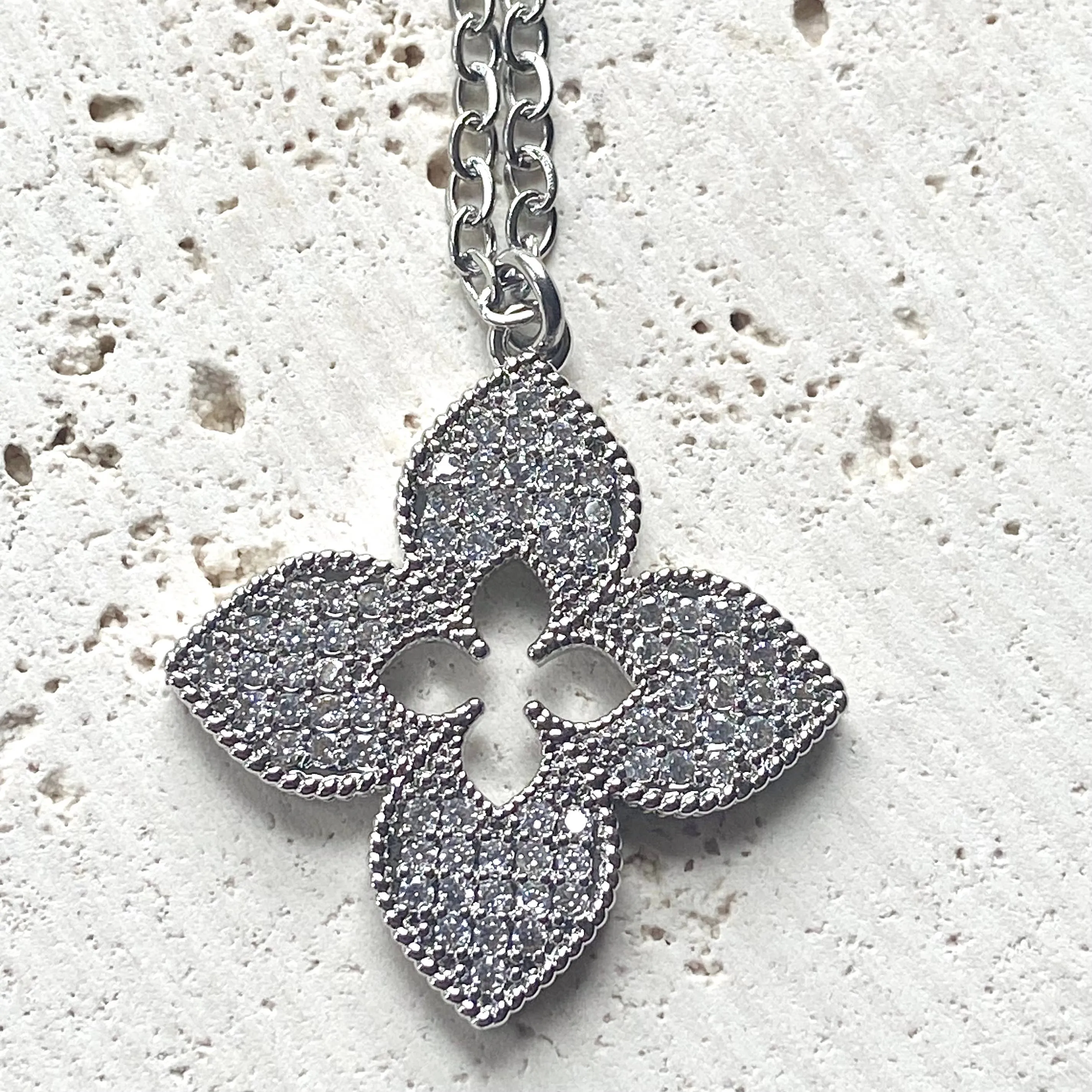 Quatrefoil Clover Necklace