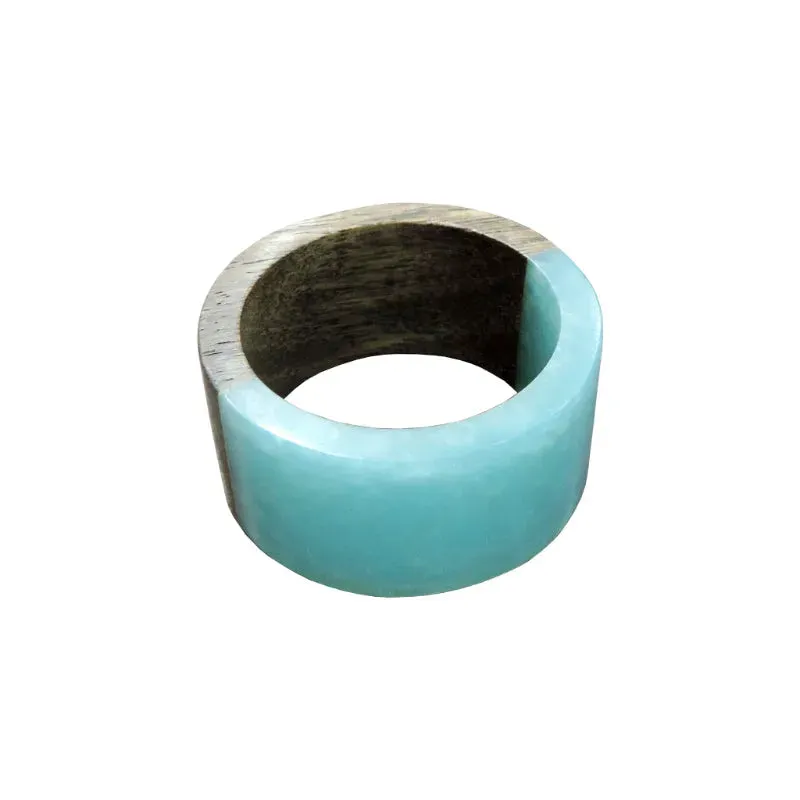 Resin Napkin Rings for Modern Table Settings | Set of 6