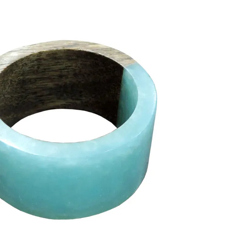 Resin Napkin Rings for Modern Table Settings | Set of 6