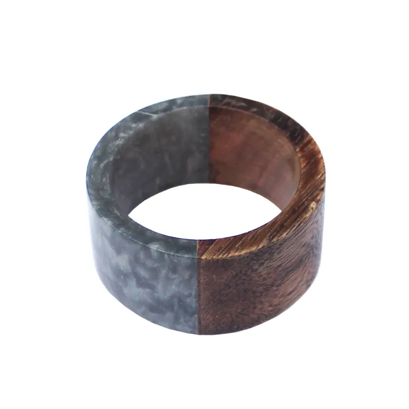 Resin Napkin Rings for Modern Table Settings | Set of 6