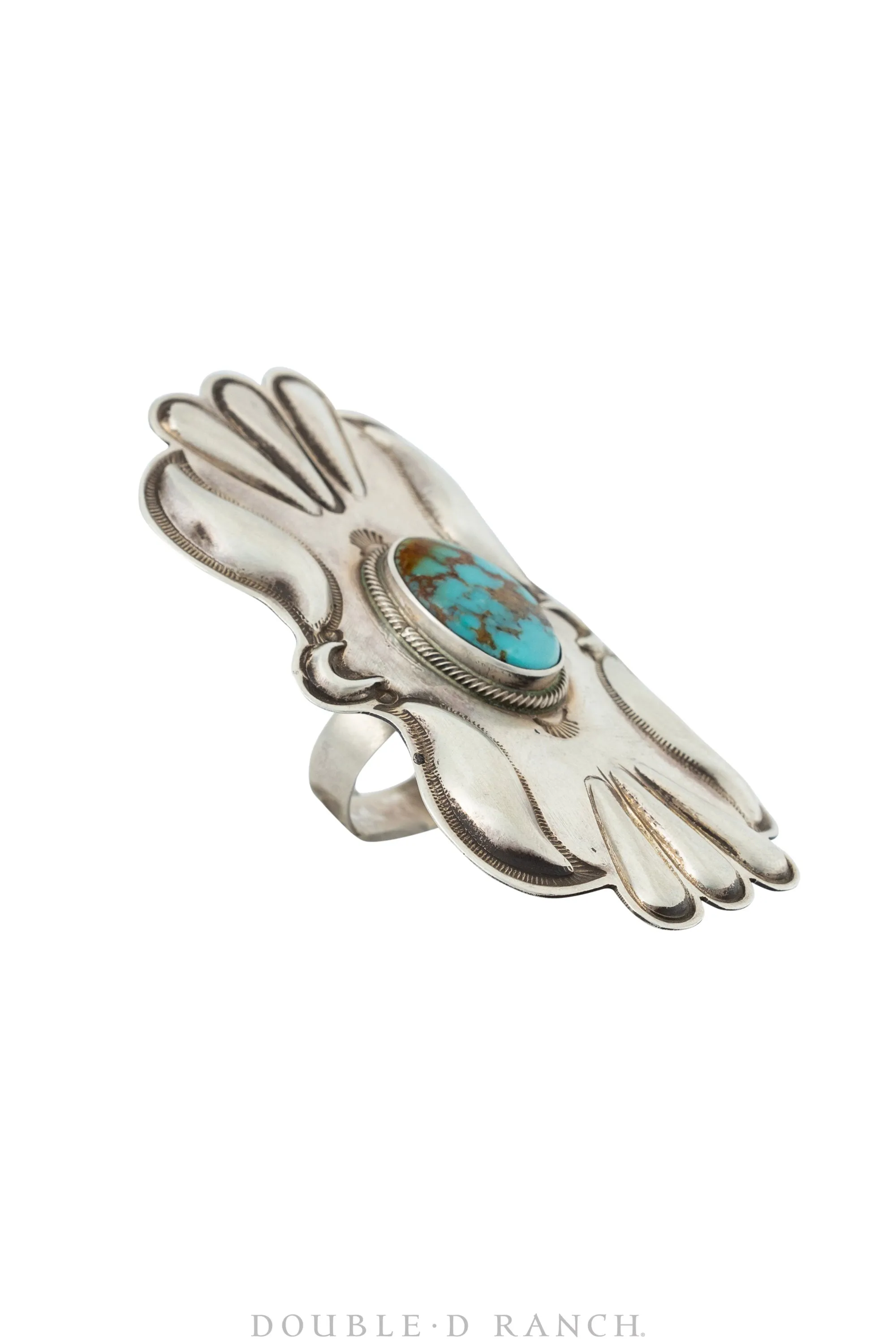 Ring, Concho, Turquoise, Hallmark, Contemporary, 918