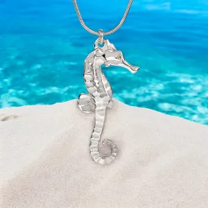 Seahorse Necklaces for Women Sterling Silver- Sea Horse Jewelry for Women, Seahorse Gifts, Seahorse Charm, Seahorse Pendant