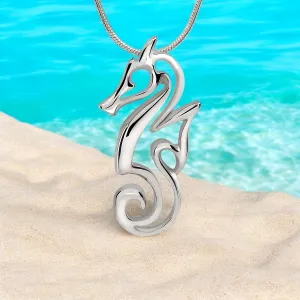 Seahorse Necklaces for Women Sterling Silver- Sea Horse Jewelry, Gifts for Seahorse Lovers