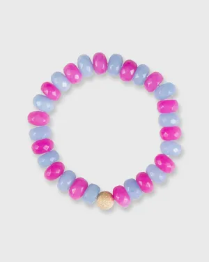 Semi Precious Beaded Bracelet in Mochi