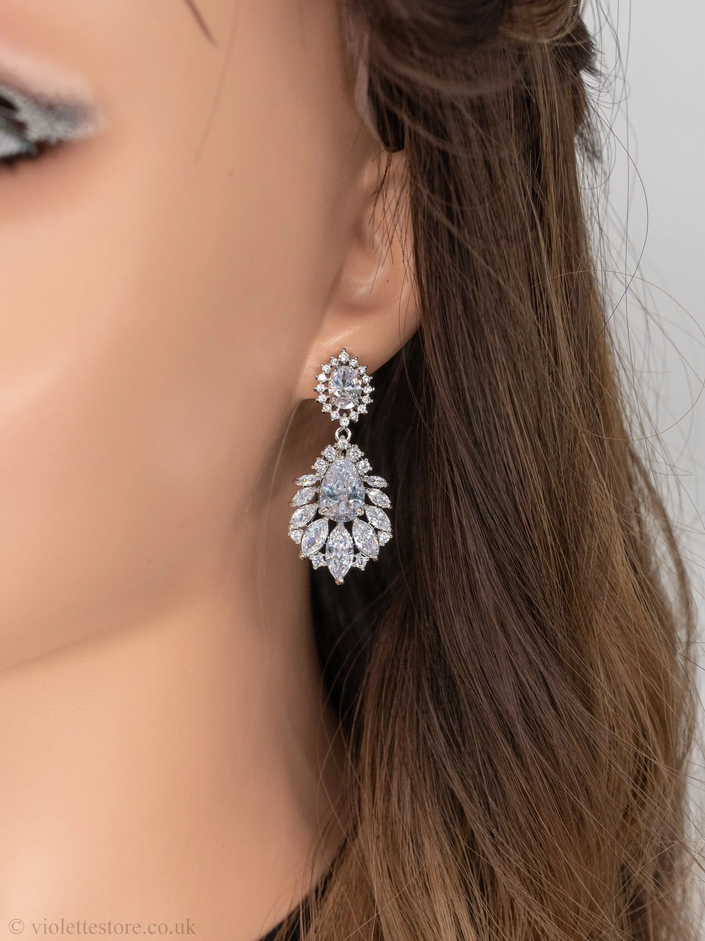 Shannon CZ Earrings